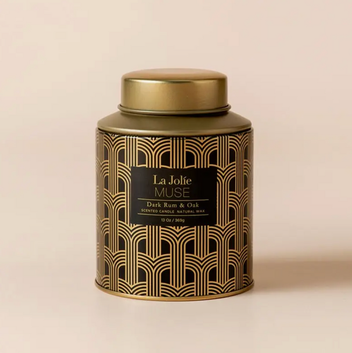 Mirela Dark Rum & Oak Candle