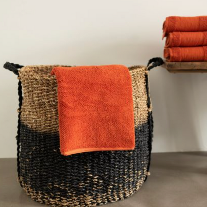 Desert Orange Bath Towels, Set of 2
