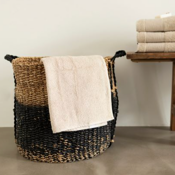 Oak Beige Bath Towels, Set of 2