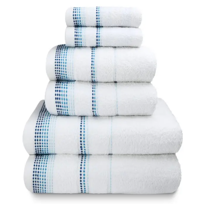 Berkley Blue Towels, Set of 6