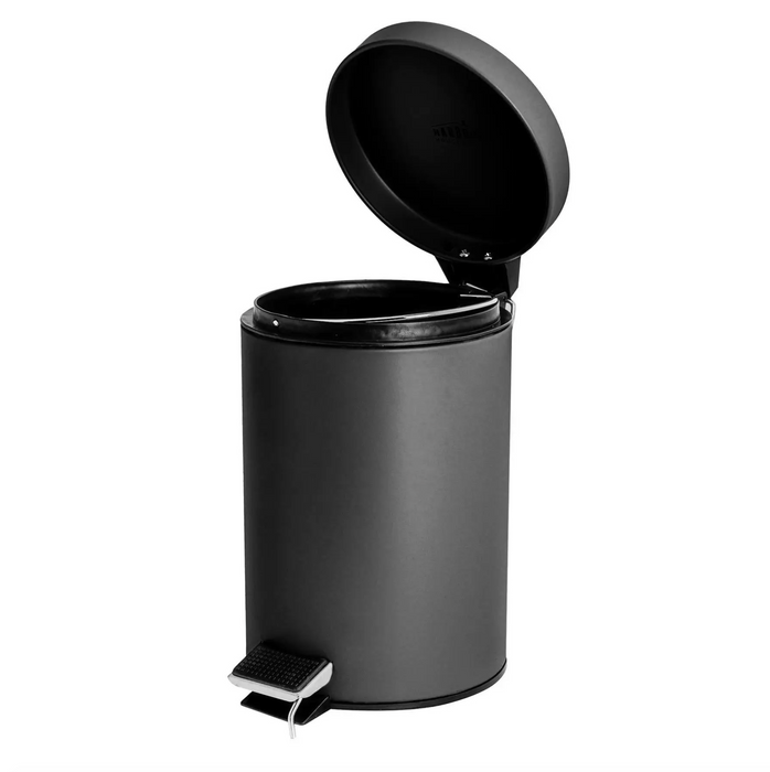 Black Trash Bin