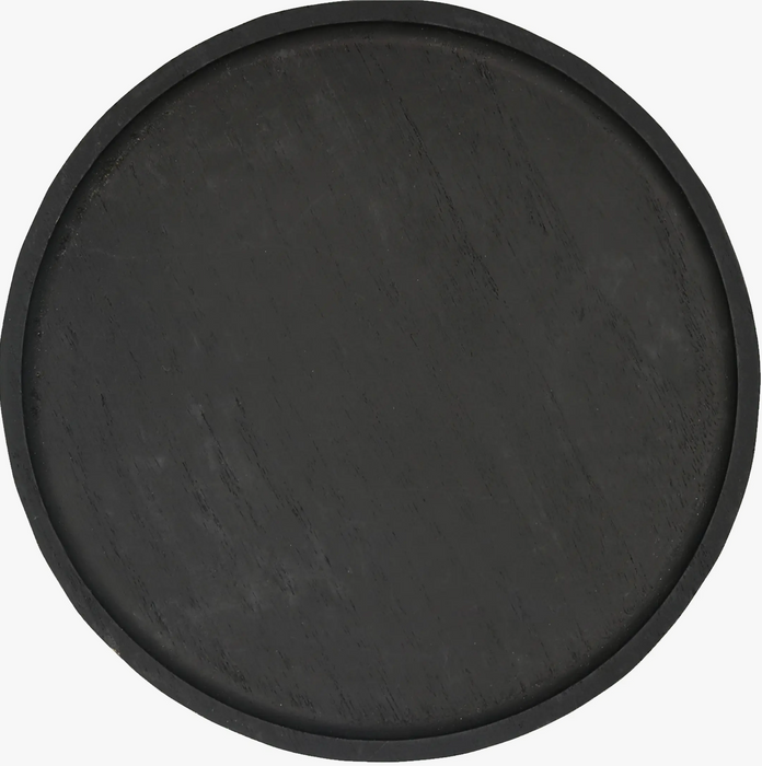 Round Wood Tray