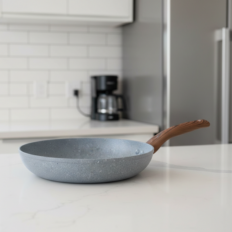 10 Inch Ceramic Nonstick Frying Pan, Aesthetic Non-Toxic Skillet for Everyday Cooking