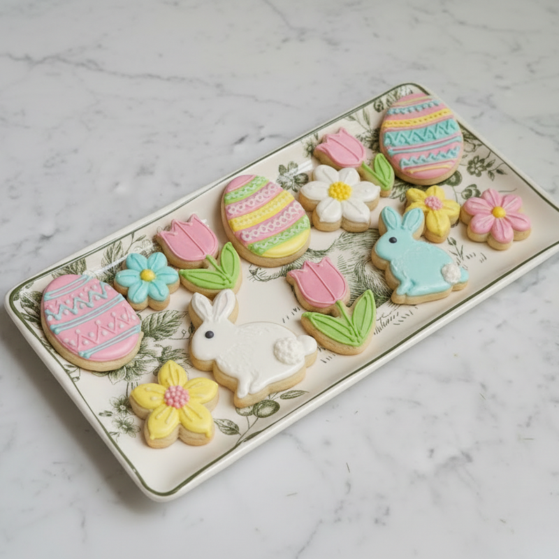 Vintage Bunny Serving Plate