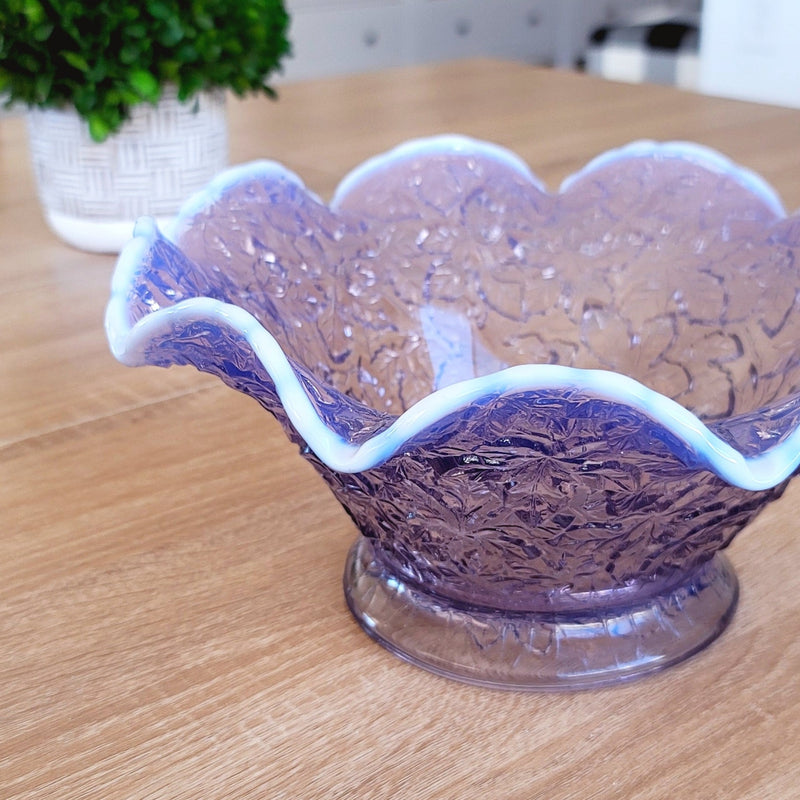 Vintage Westmoreland Bramble Lilac Opalescent Bowl