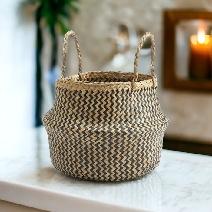 Black Woven Basket