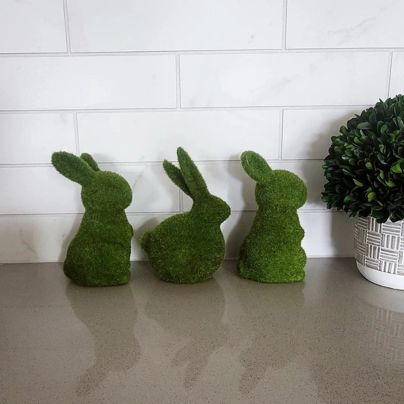 Grass Bunny Trio