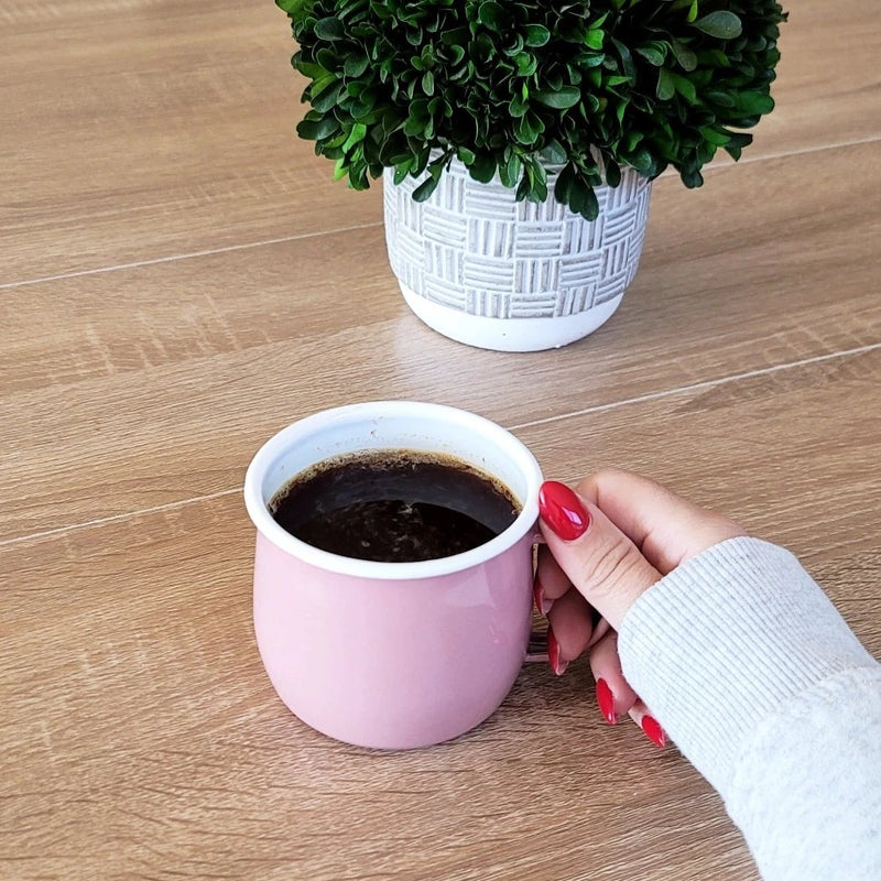 Enamel Mug, Set of 6