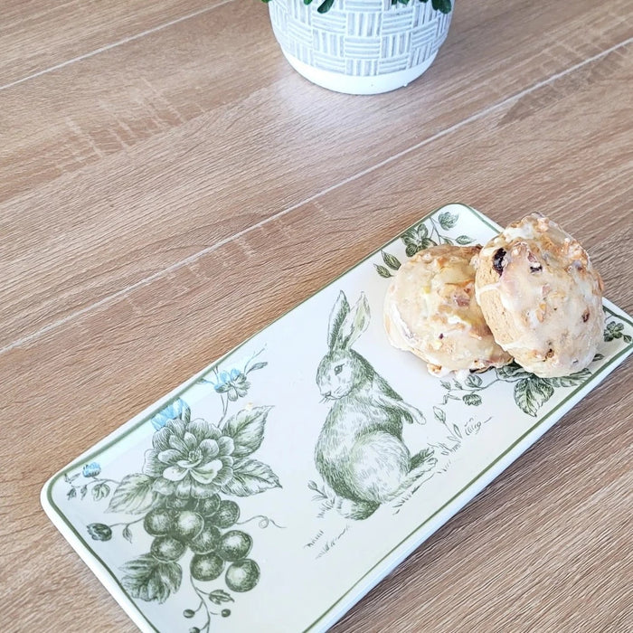 Vintage Bunny Serving Plate