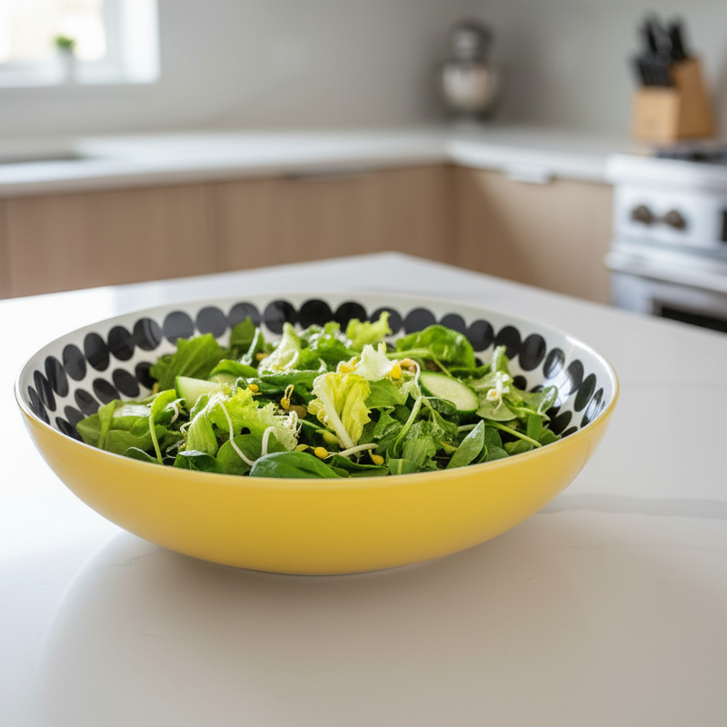 Dotted Salad Bowl
