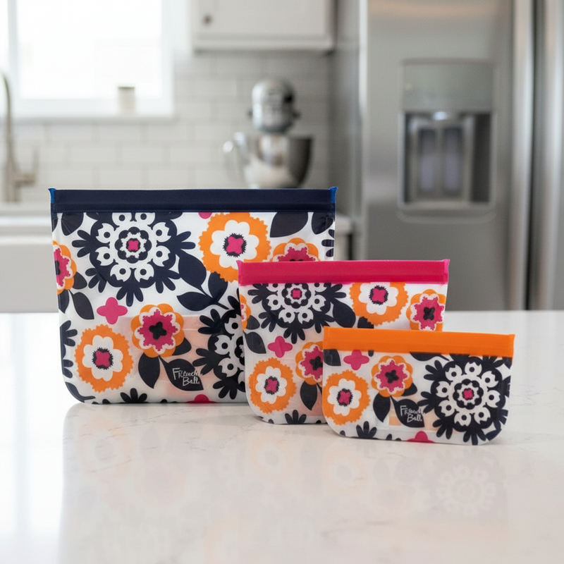 Reusable Storage Bags, Set of 3