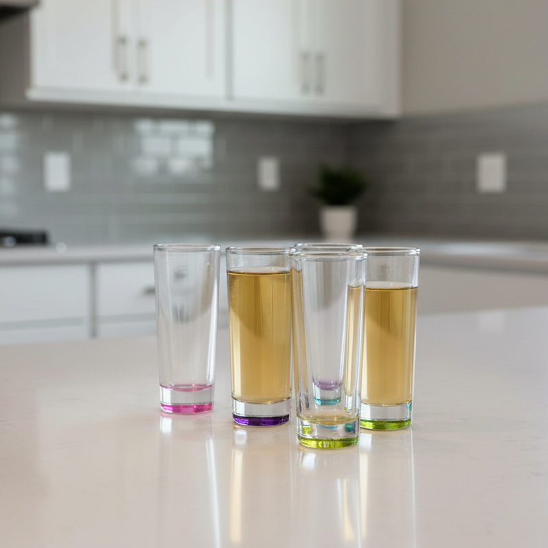 Hue Shot Glasses, Set of 6