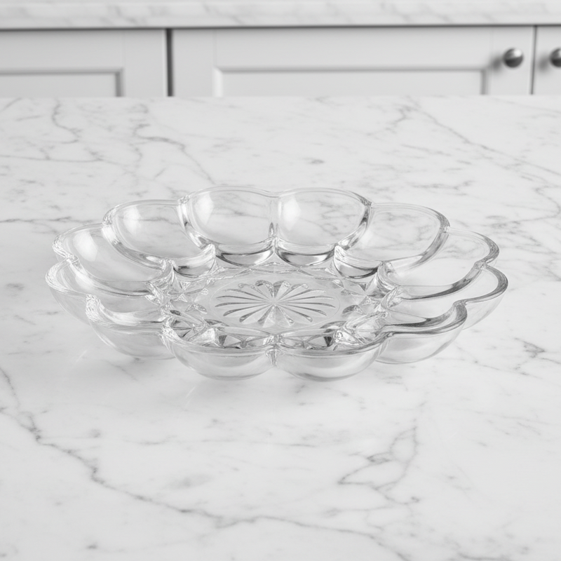 Glass Egg Tray
