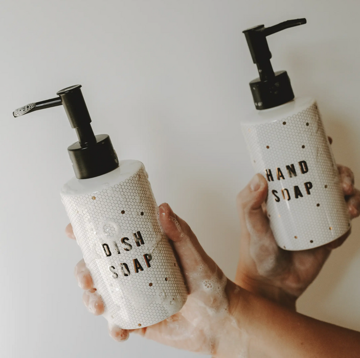 Honeycomb Tile Dish Soap Dispenser