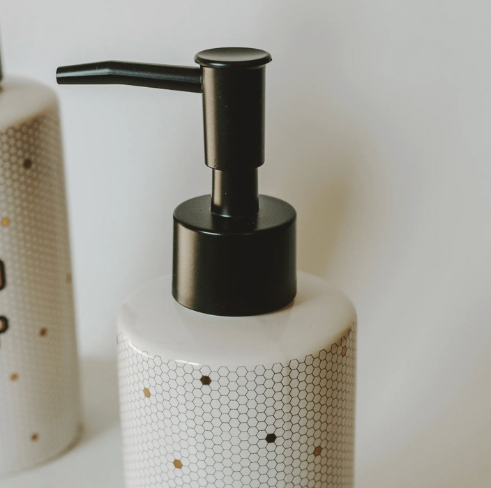 Honeycomb Tile Hand Soap Dispenser