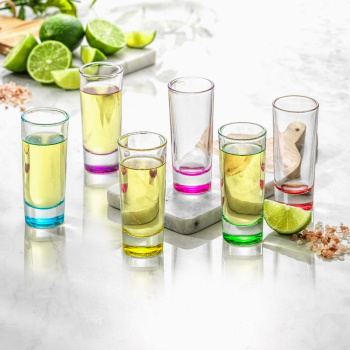 Hue Shot Glasses, Set of 6