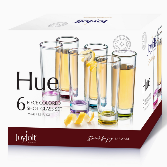 Hue Shot Glasses, Set of 6