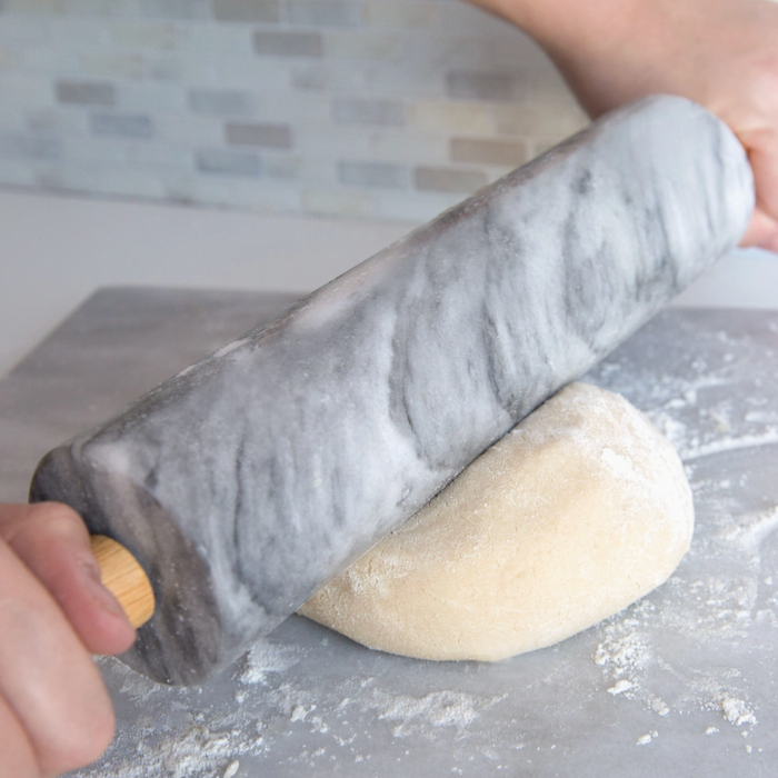 Marble Rolling Pin + Holder