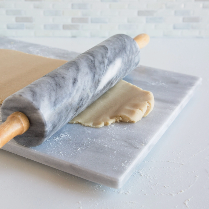 Marble Rolling Pin + Holder