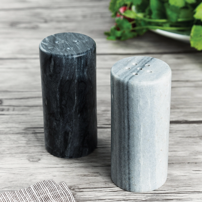 Marble Salt & Pepper Shakers