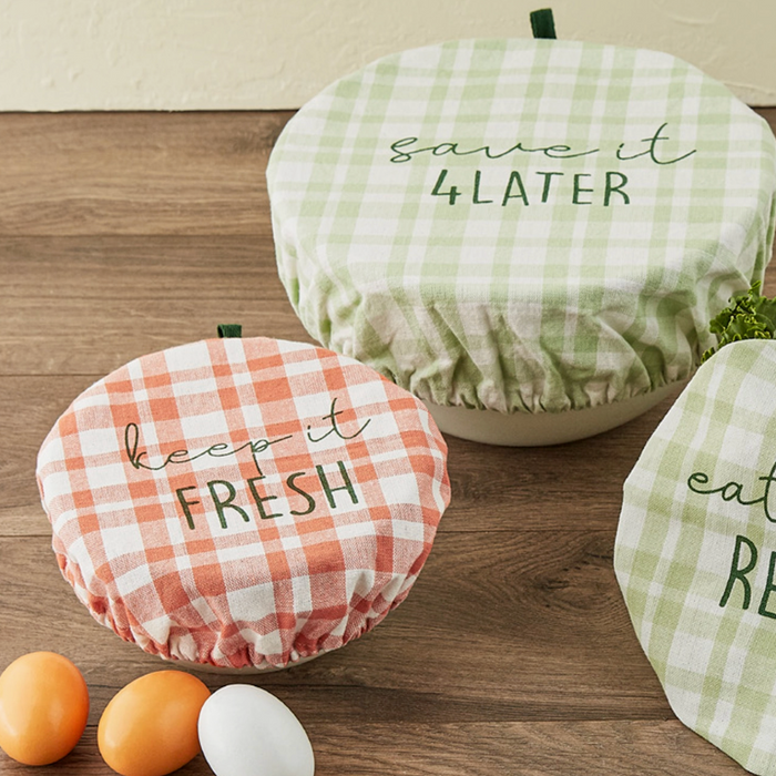 Keep It Fresh Reusable Dish Covers, Set Of 3