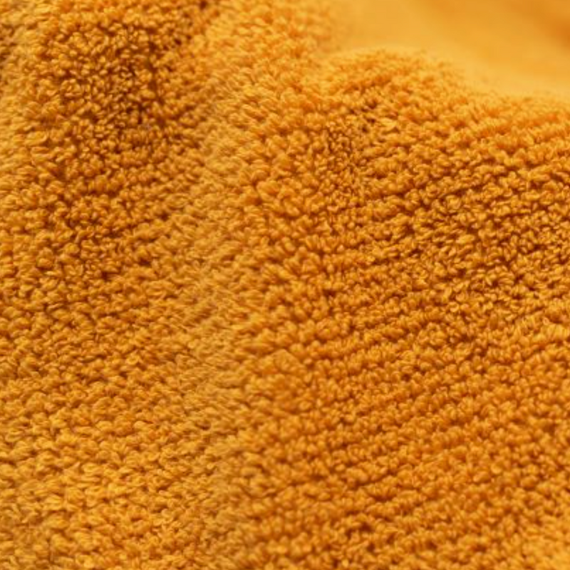 Ocher Yellow Bath Towels, Set of 2