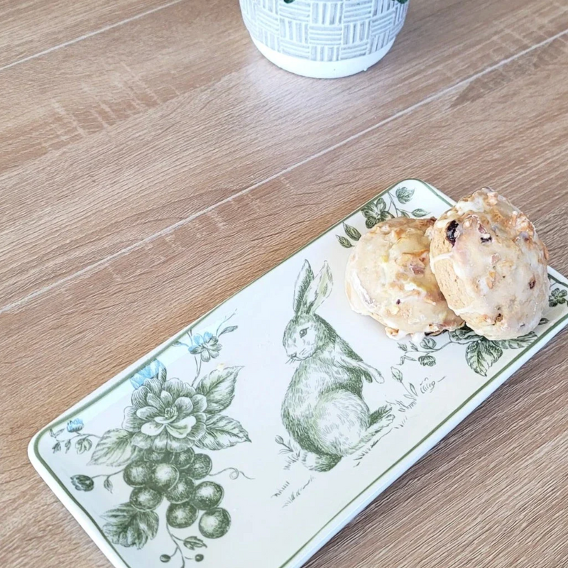 Vintage Bunny Serving Plate