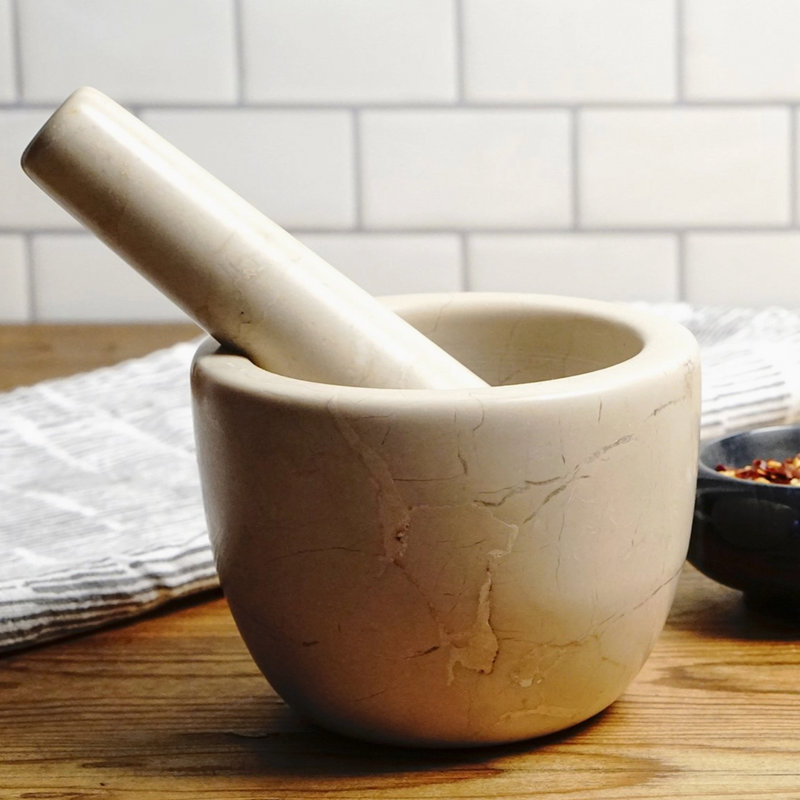 Marble Mortar & Pestle