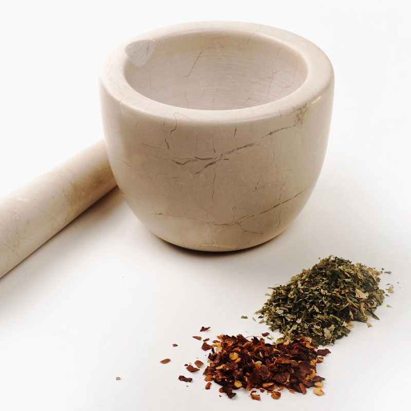 Marble Mortar & Pestle