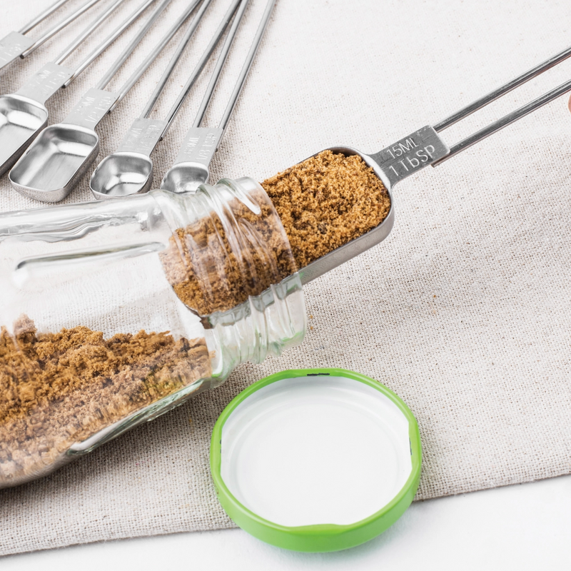 Stainless Steel Measuring Spoons, Set of 6