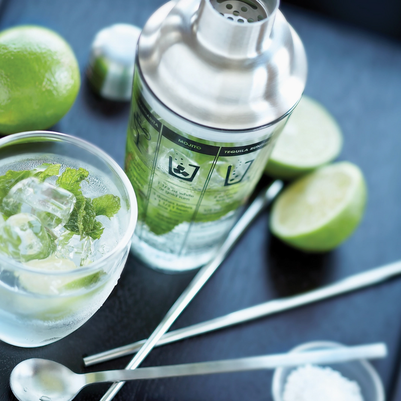 Glass Cocktail Recipe Shaker