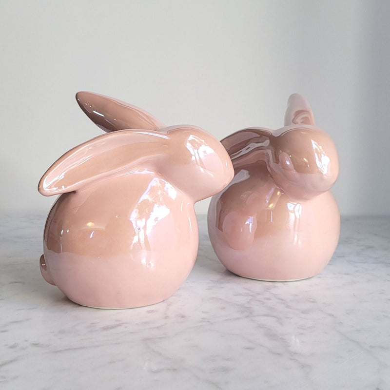 Vintage Blush Bunny Set