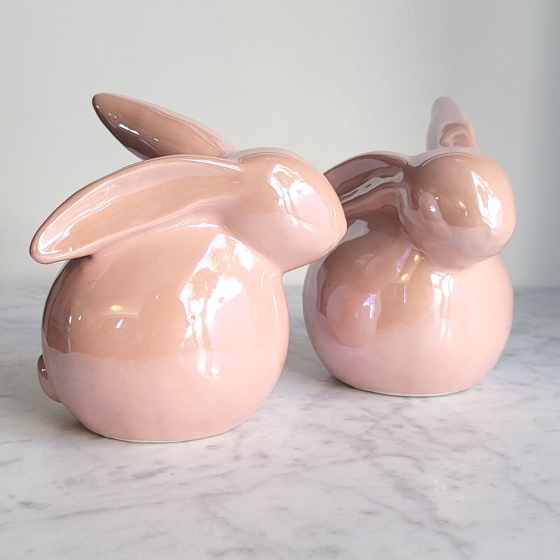 Vintage Blush Bunny Set