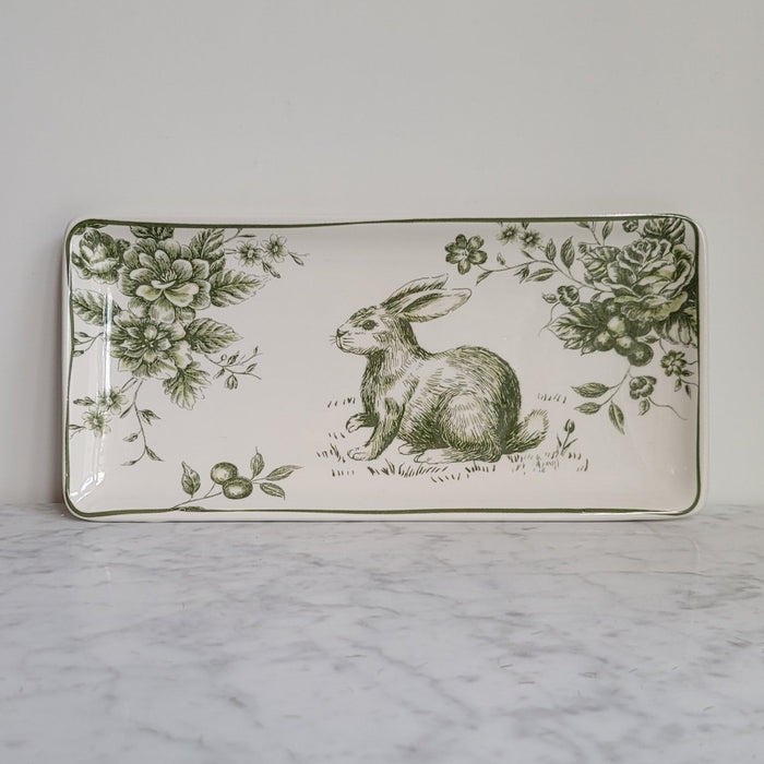 Vintage Bunny Serving Plate