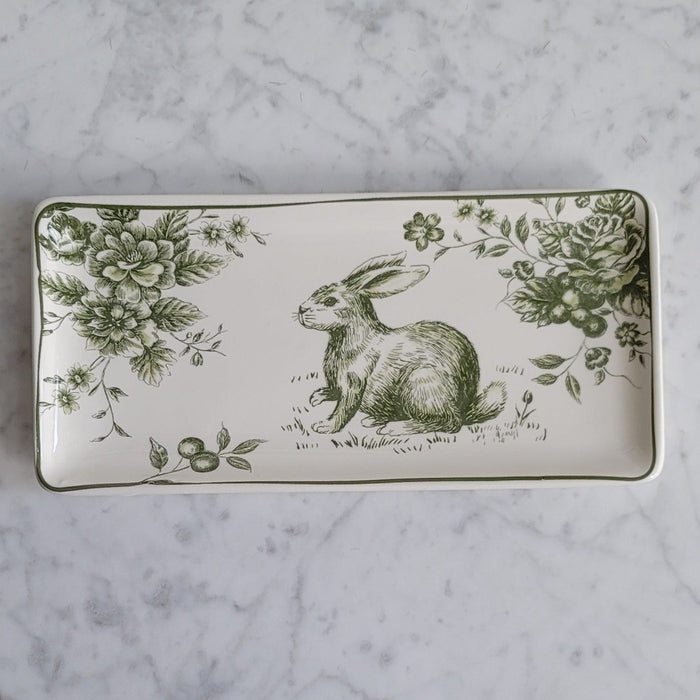 Vintage Bunny Serving Plate