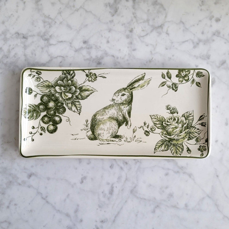 Vintage Bunny Serving Plate