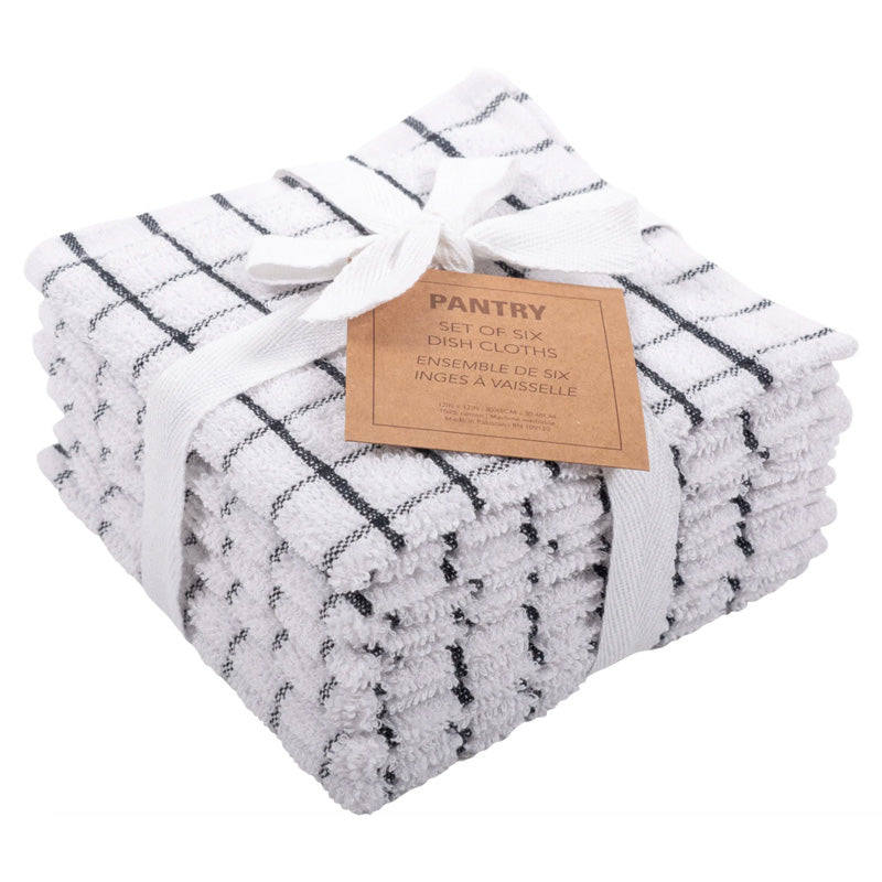 Checkered Dishcloths, Set of 6 - [Home_Williams]