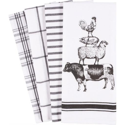 Farmhouse Dish Towels, Set of 4 - [Home_Williams]