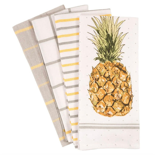 Pineapple Dish Towels, Set of 4 - [Home_Williams]