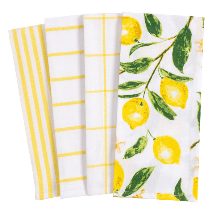 Lemon Dish Towels, Set of 4 - [Home_Williams]