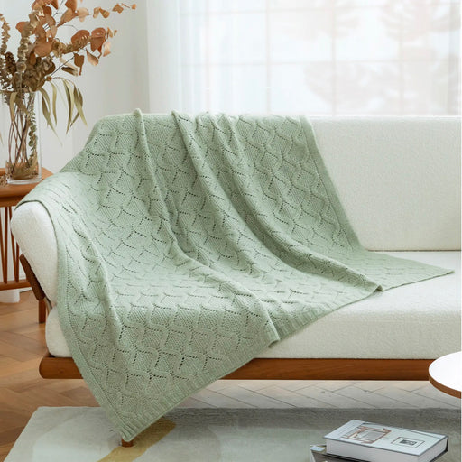 Wave Knit Throw - [Home_Williams]
