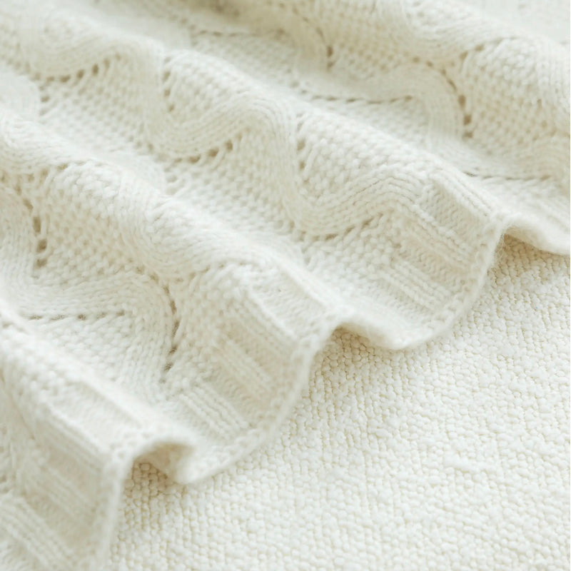 Wave Knit Throw - [Home_Williams]