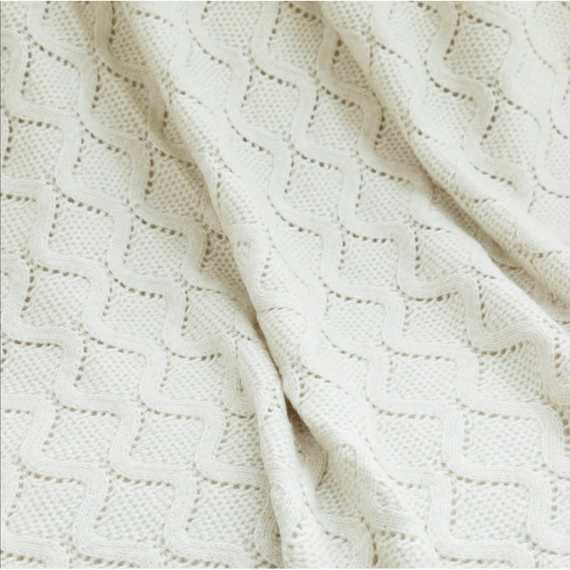 Wave Knit Throw - [Home_Williams]