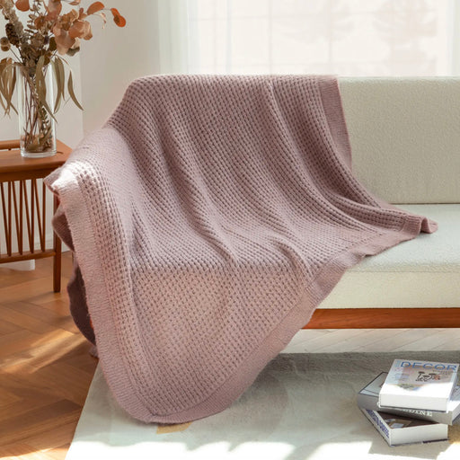 Waffle Knit Throw - [Home_Williams]