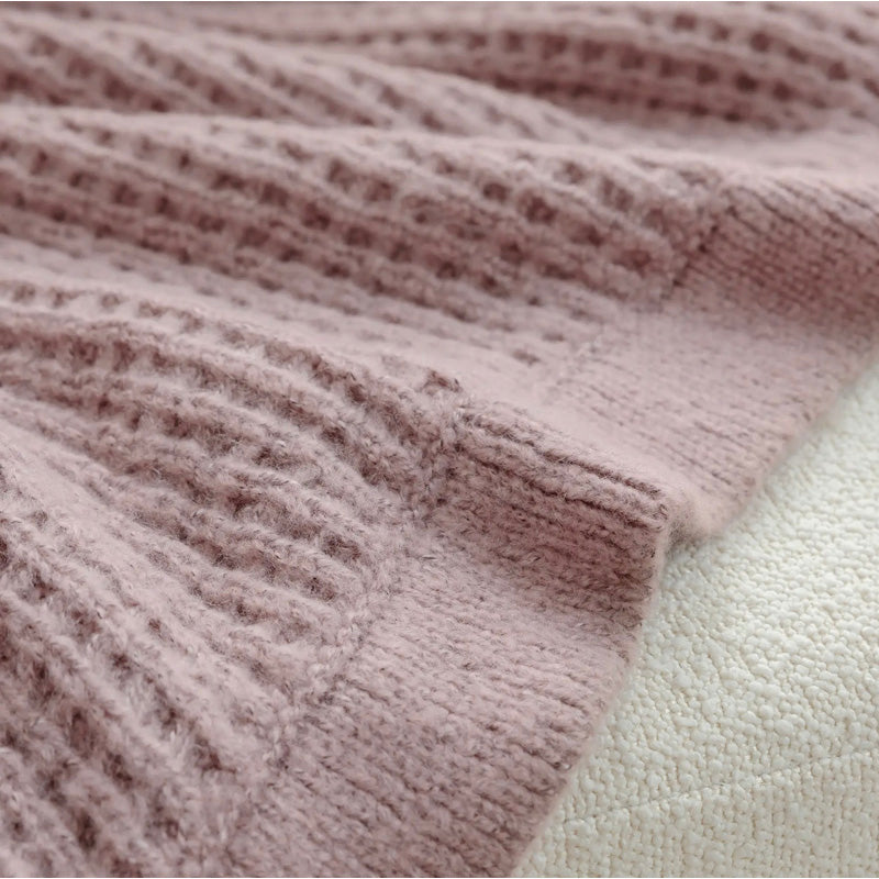Waffle Knit Throw - [Home_Williams]
