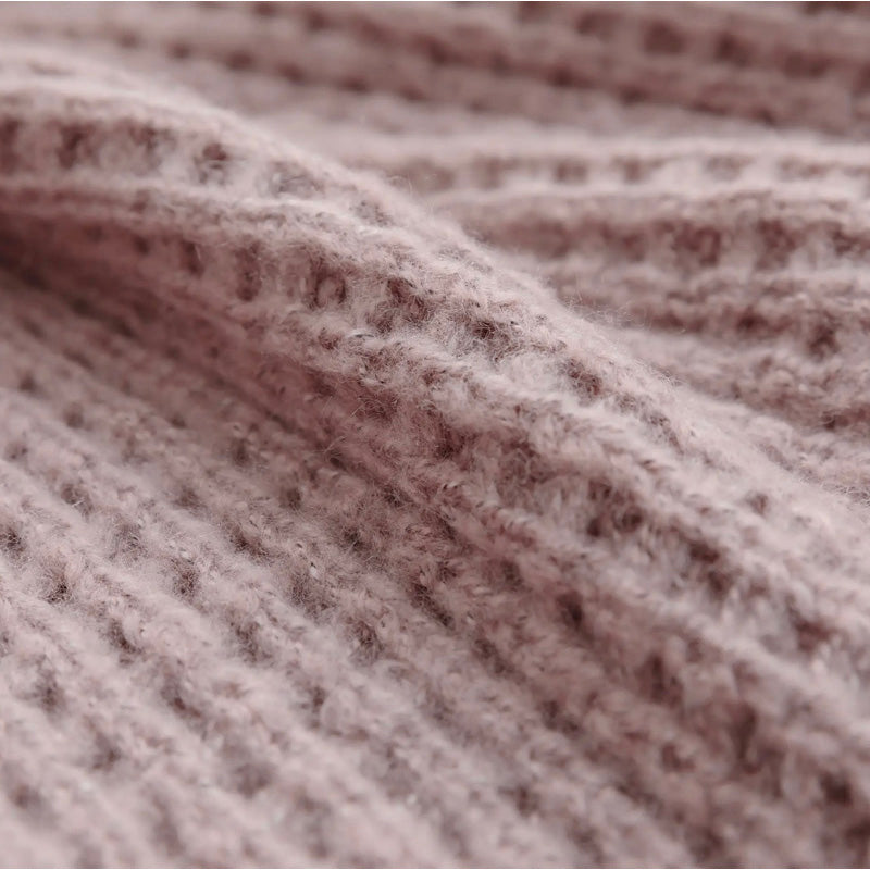 Waffle Knit Throw - [Home_Williams]