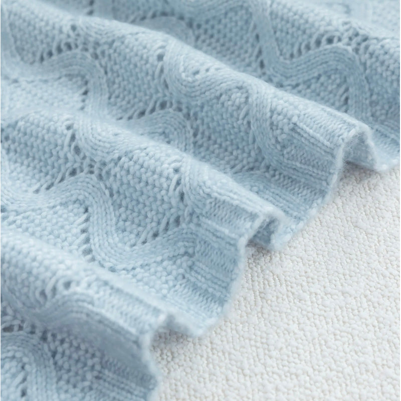 Wave Knit Throw - [Home_Williams]