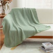 Waffle Knit Throw - [Home_Williams]