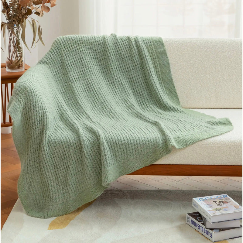 Waffle Knit Throw - [Home_Williams]