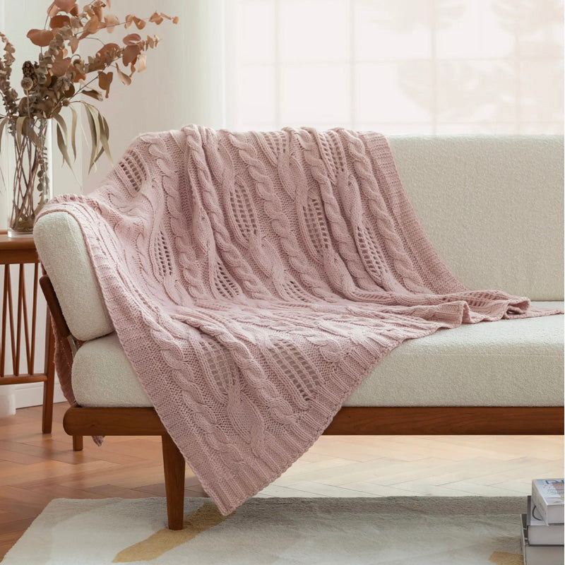 Cable Knit Throw - [Home_Williams]